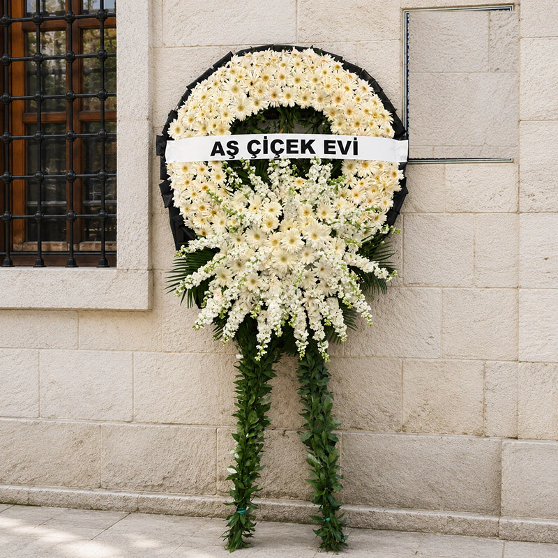 Beyaz Cenaze Çelengi
